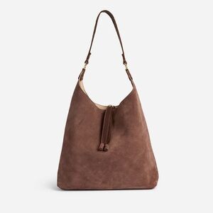 Parker Clay Kare Suede Shoulder Tote